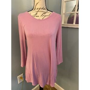 LOGO by Lori Goldstein Lavender Shirt